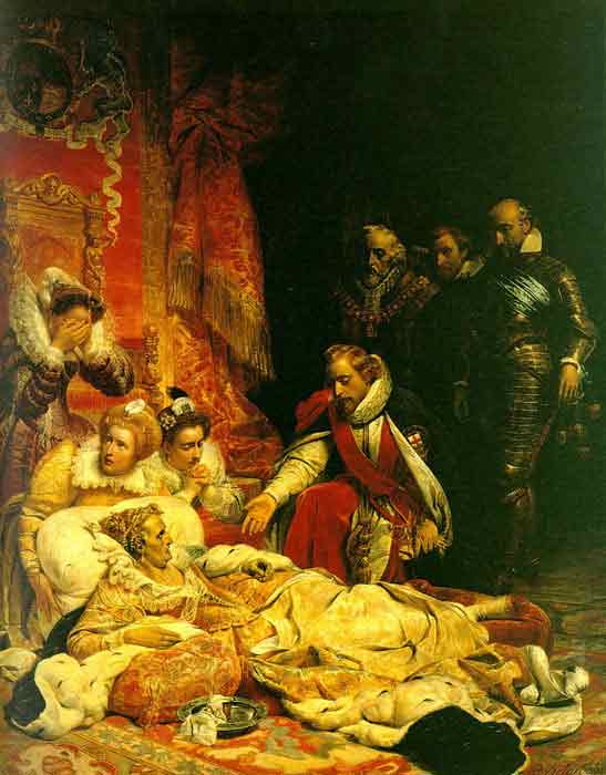 Oil painting for sale:The Death of Elizabeth, 1828