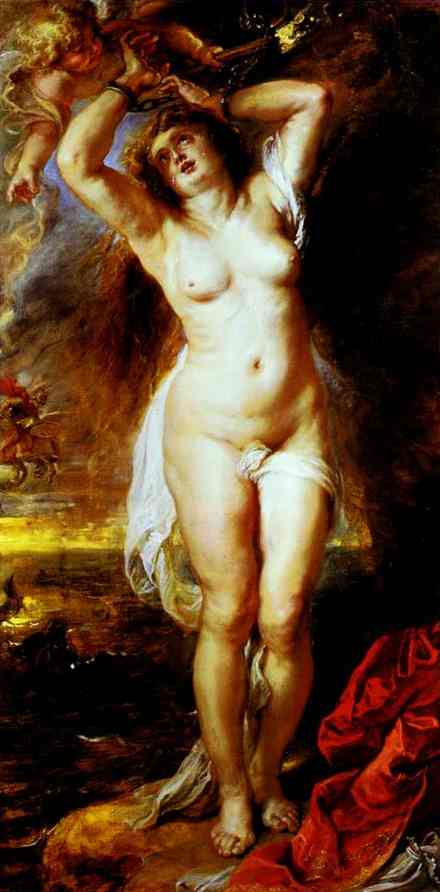 Oil painting:Andromeda. c.1638