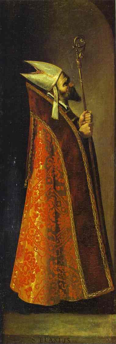 Oil painting:St. Basil.