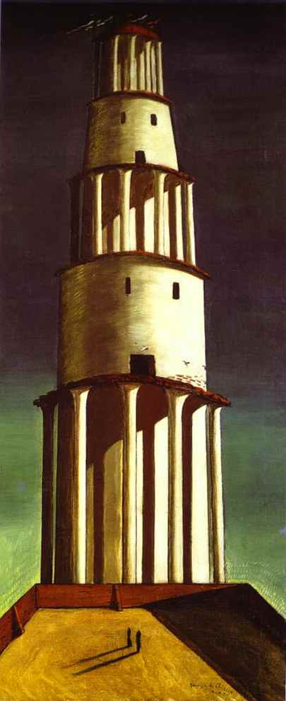 Oil painting:The Great Tower./La Grande Tour. 1913