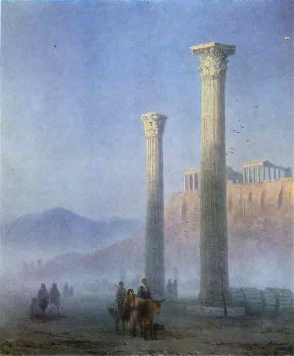 Oil painting for sale:Athens, The Acropolis, 1883