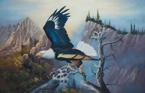 Oil painting for sale:birds-019