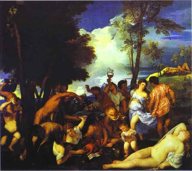 Bacchanal of the Andrians. 1523