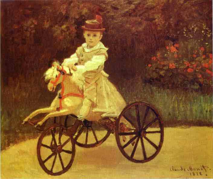 Jean Monet on a Mechanical Horse 1872.