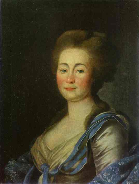 Oil painting:Portrait of A.-D.-L. Shmidt. 1780