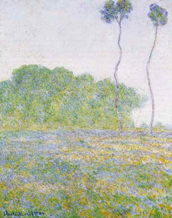 Oil painting for sale:A Meadow at Giverny , 1894