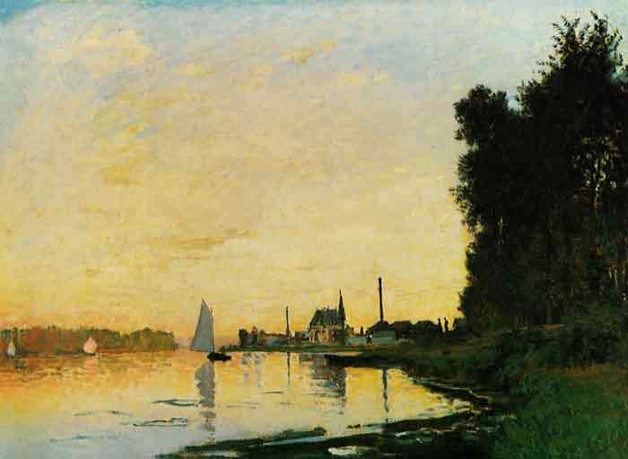 Oil painting for sale:Argenteuil, Late Afternoon , 1872