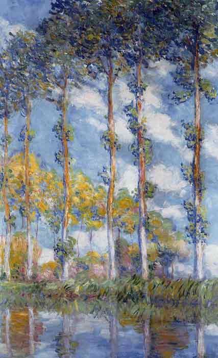 Oil painting for sale:Poplars , 1891