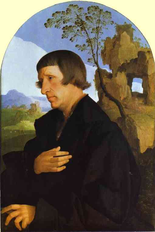 Oil painting:Portrait of a Man. c. 1535