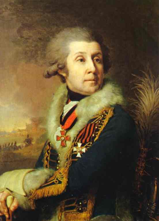 Oil painting:Portrait of F. A. Borovsky. 1799