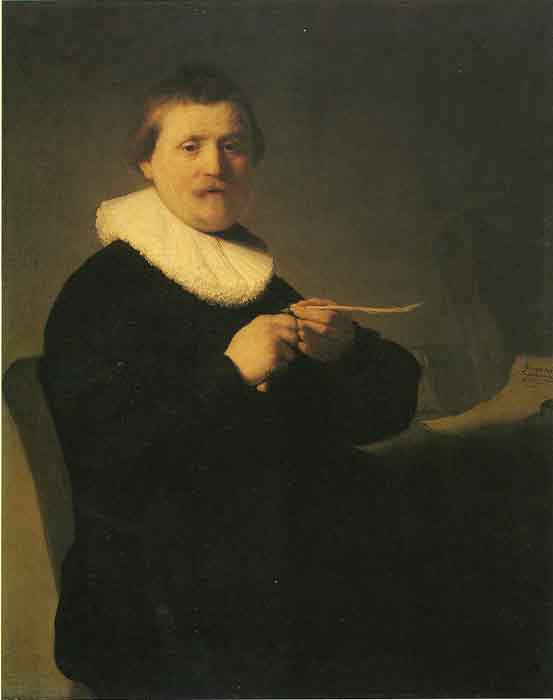 Oil painting for sale:A Man Sharpening a Quill, 1632