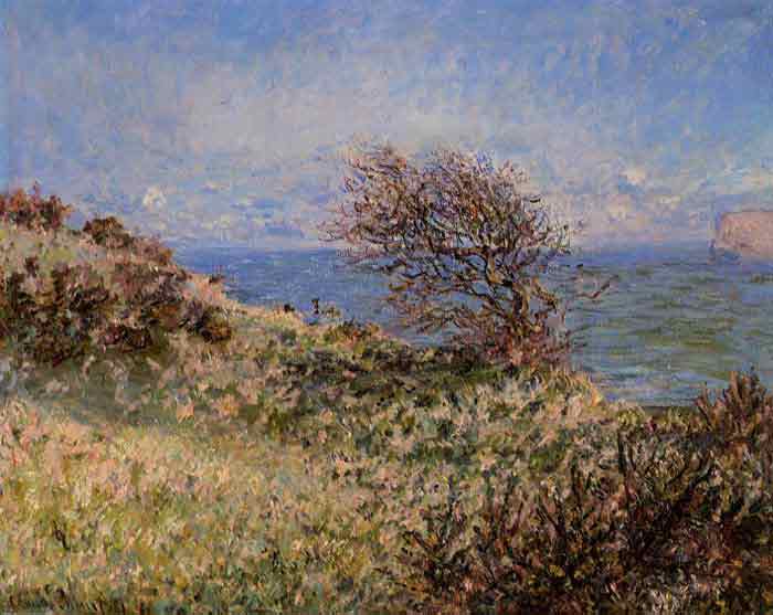 Oil painting for sale:On the Cliff at Fecamp , 1881