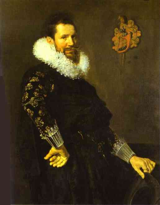 Oil painting:Portrait of Paulus Van Beresteyn. c. 1629