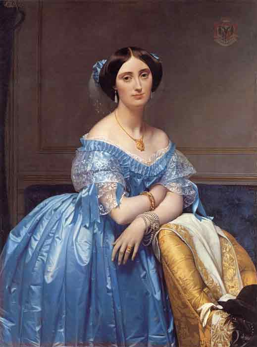 Oil painting for sale:Pauline Eleanore de Galard de Brassac de Bearn, Princesse de Broglie , 1853