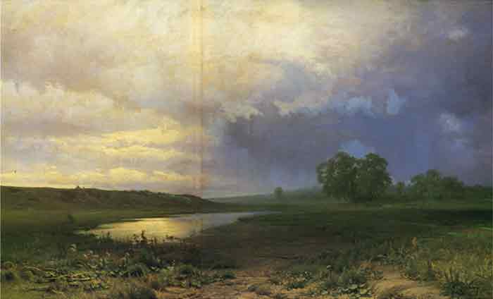 Oil painting for sale:Wet Meadow, 1872