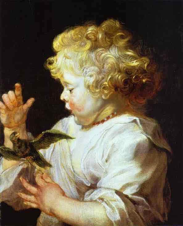 Infant with a Bird. c.1624