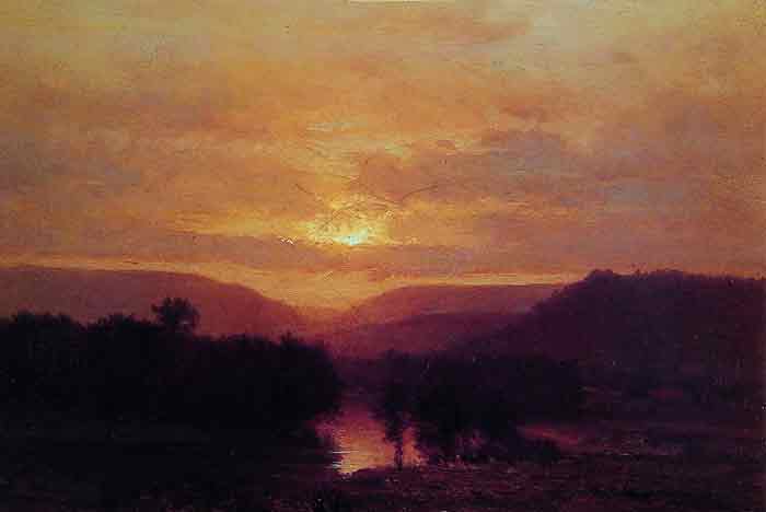 Oil painting for sale:Sunset, c.1860-1865