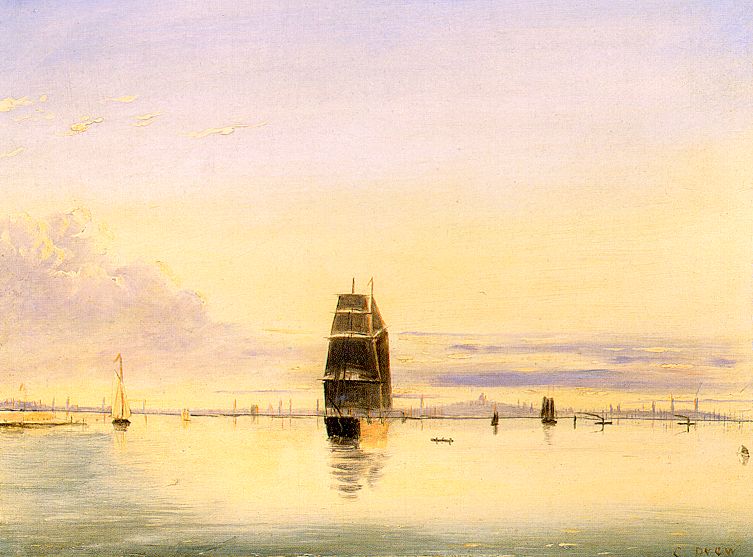 Boston Harbor Scene