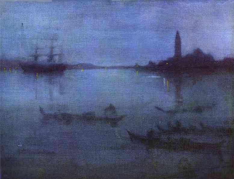 Nocturne in Bue and Silver - The Lagoon