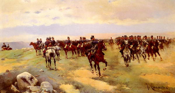 Soldiers on Horseback (a)