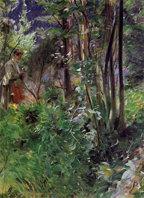 A Woman in a Forest