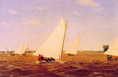 Sailboats Racing on the Deleware