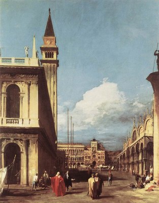 The Piazzetta, Looking Toward The Clock Tower