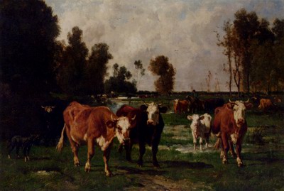 Cattle In A Meadow