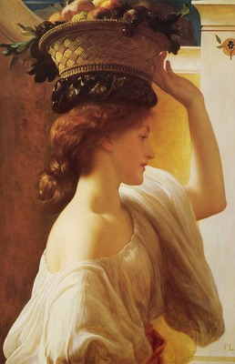 Eucharis-A Girl with a Basket of Fruit