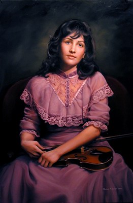 Kathleen with violin