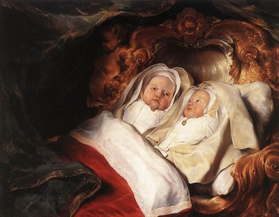 The Twins Clara And Aelbert De Bray