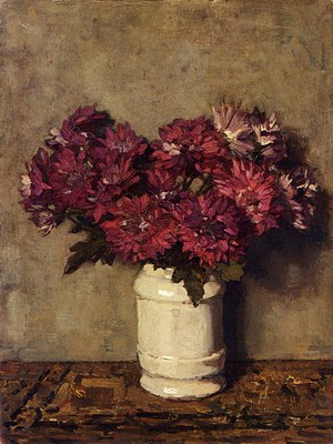 Chrysanthemums In A Vase