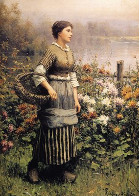 Maid Among the Flowers