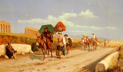 Travellers In The Roman Campagna
