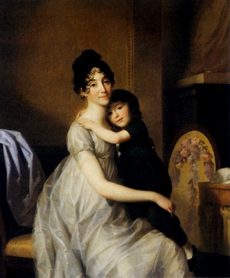 Anne Pauline Dufour Ferance And Her Son Jean Marc Albert