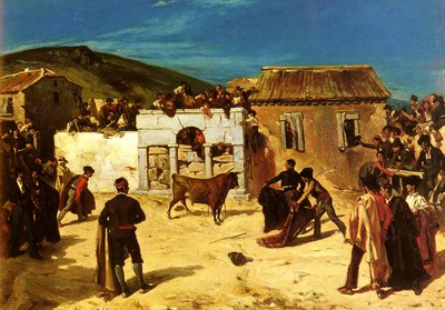Combat De Novillos, the bull fight