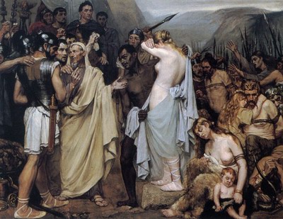 The Victory of Julius Caesar Over The Belgians