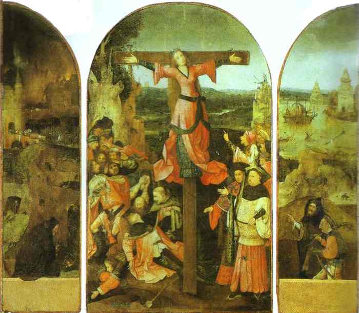 Crucifixion of St. Julia (Triptych).