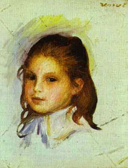Girl with Brown Hair. 1887