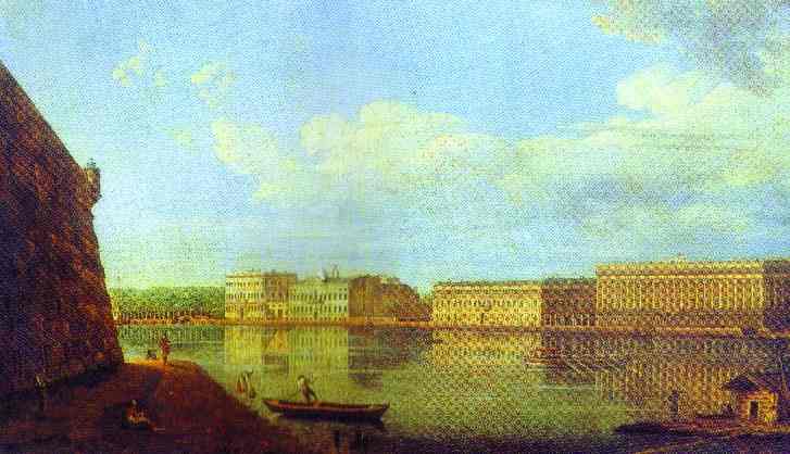 View of the Palace Sea-front From the Fortress of St. Peter and Paul. 1791