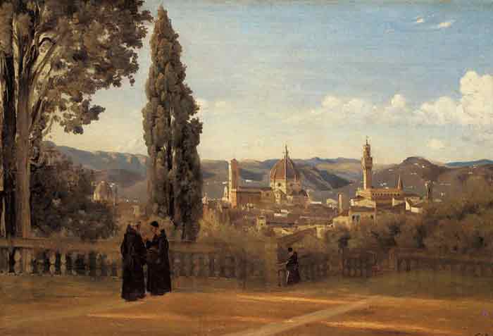 Florence - The Boboli Gardens, c.1834-1835