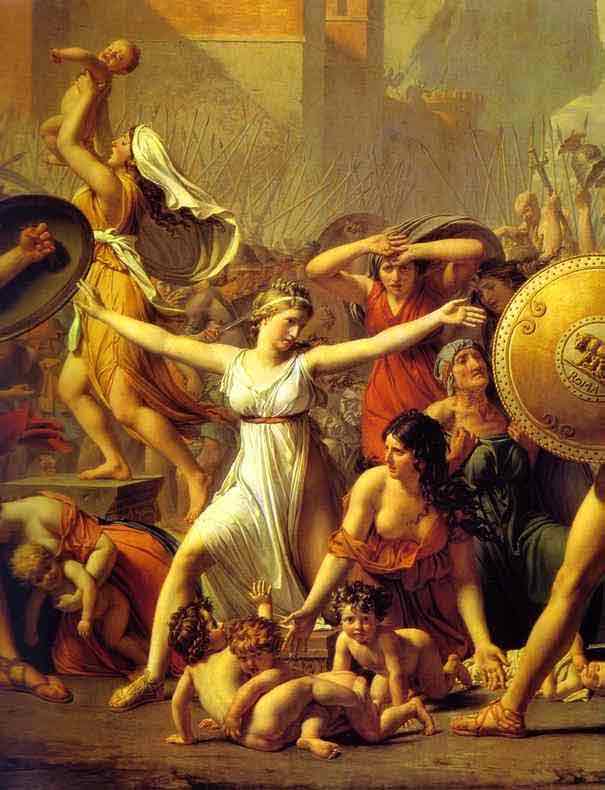 The Intervention of the Sabine Women. Detail. 1799