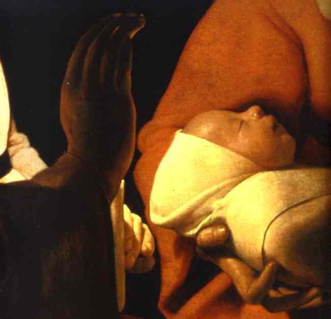The Newborn. Detail. c. 1645