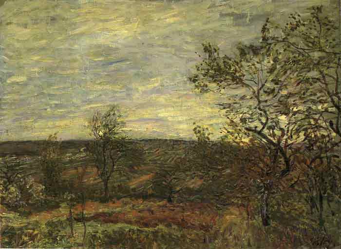 Windy Day at Veneux, 1882