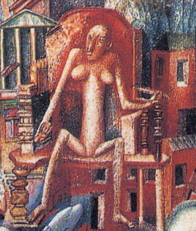 Man and Woman. Detail. 1912