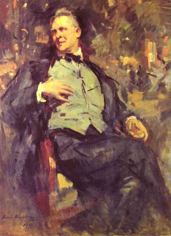 Portrait of Fedor Chaliapin. 1921