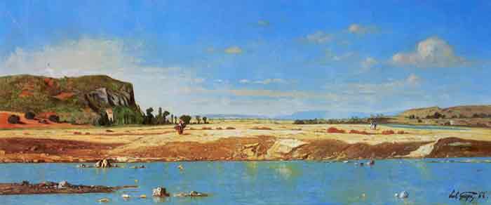 The Banks of the Durance, 1864