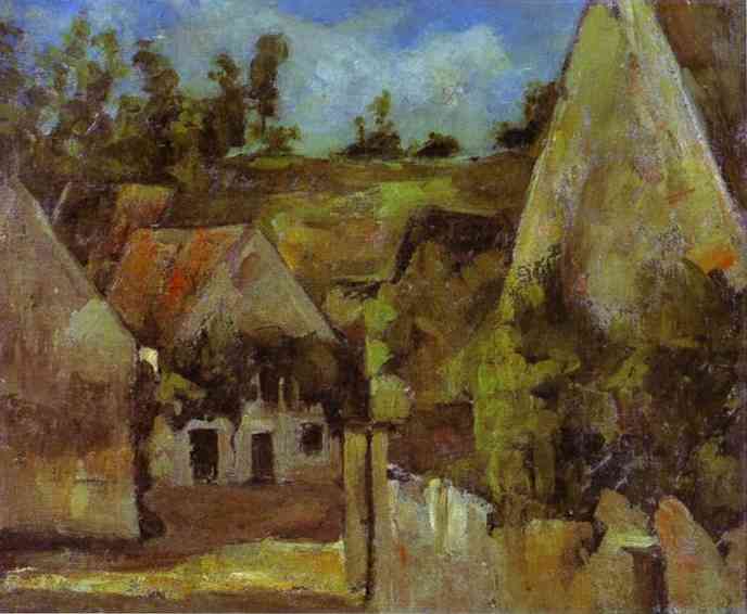 Crossroad of the Rue Remy, Auvers. c. 1873