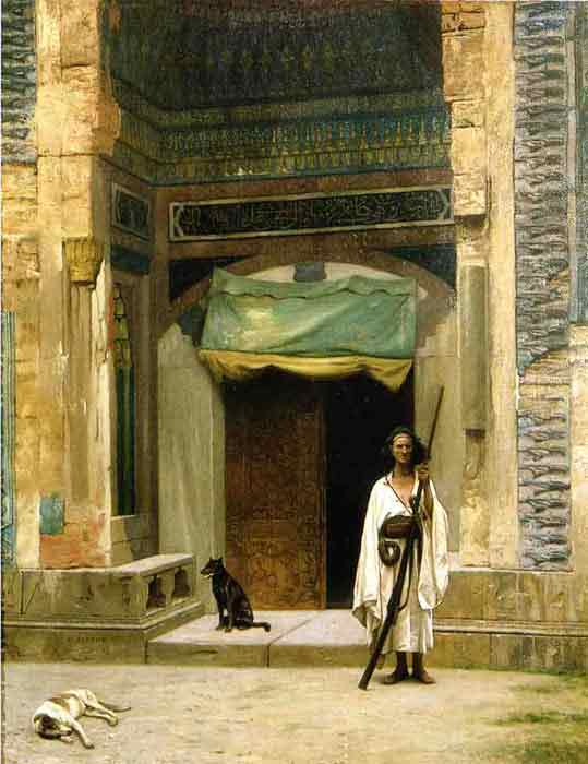 Door of the Green Mosque , 1880