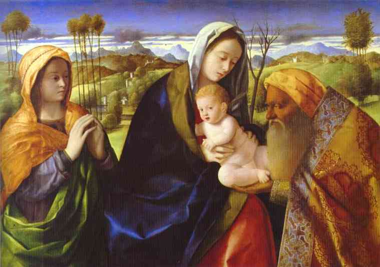 Infant Christ and Simeon. c. 1500